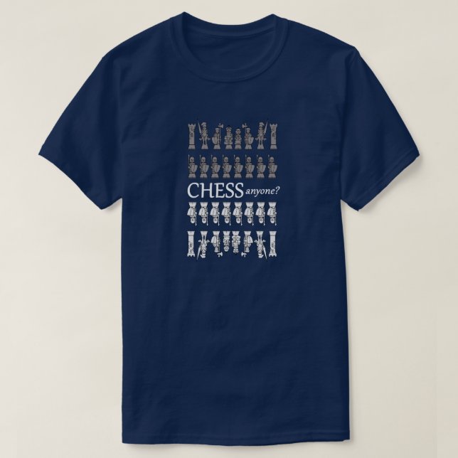Chess någon? tee shirt (Design framsida)