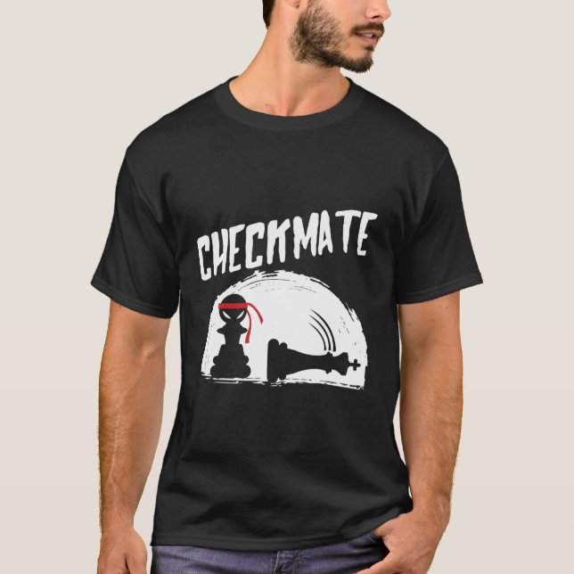 Chess Ninja Roligt Chessmaster Chess Älskare Gift  T Shirt (Framsida)