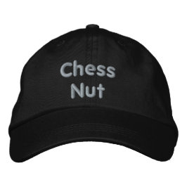 Chess Nöt Embroized Hat Broderad Keps