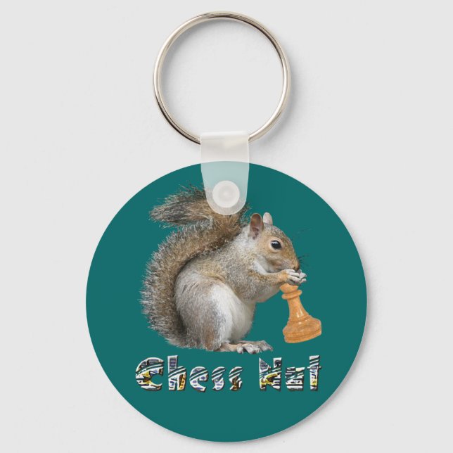 Chess Nöt Nyckelring (Framsida)