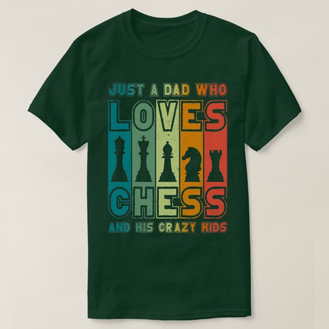 Chess Pappa Bara en Pappa som Kärlek schack Biet F T Shirt (Design framsida)