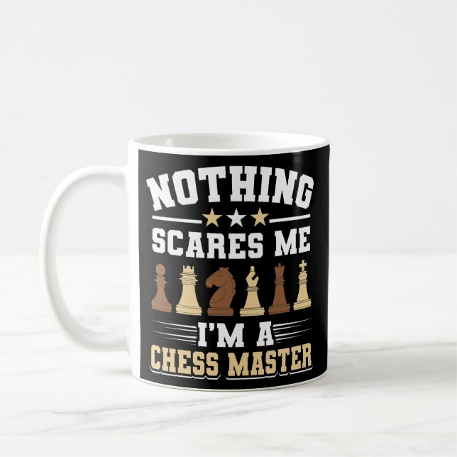 Chess Pappa Checkmate Board Game Player Chess Kaffemugg (Vänster)
