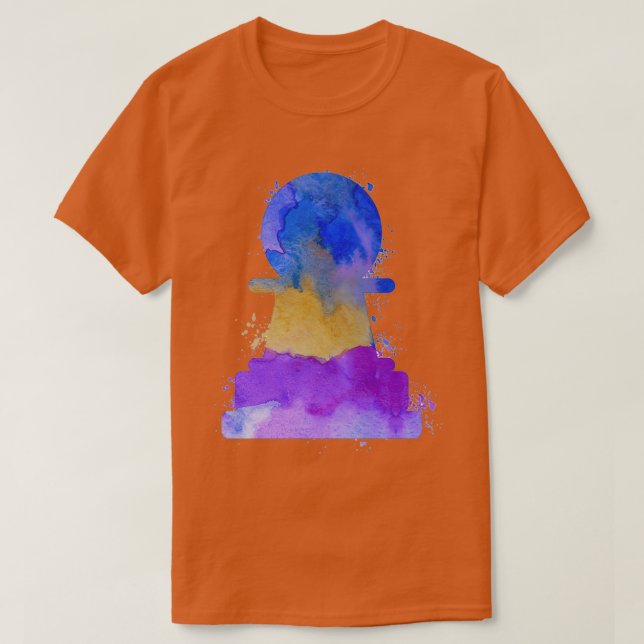 Chess Pawn T Shirt (Design framsida)