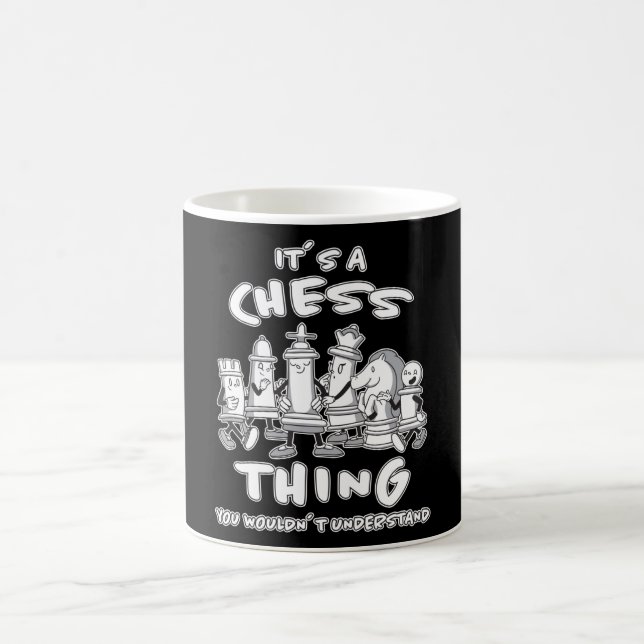 Chess Piece Chess Player Chess Game Gift Kaffemugg (Center)