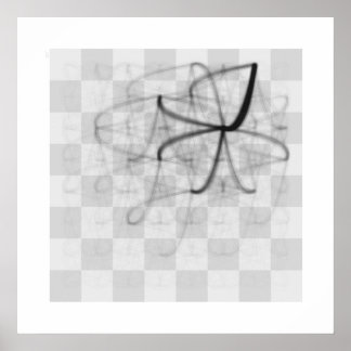 Chess Piece Journeys (Black King's Knight) Poster