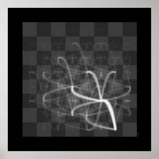 Chess Piece Journeys (White King's Knight) Poster