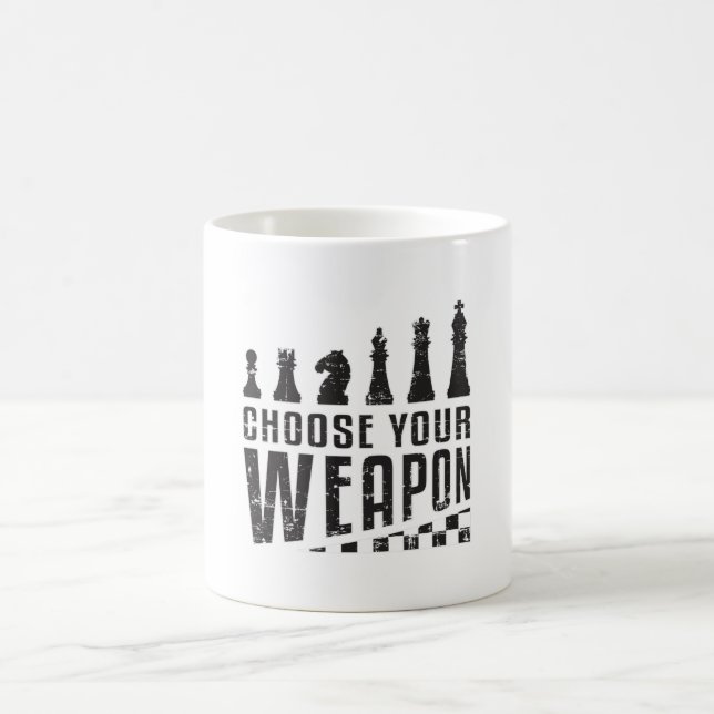 Chess Player Chess Board Checkmate Board Game Gift Kaffemugg (Center)
