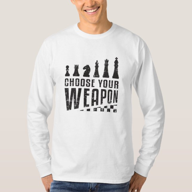 Chess Player Chess Board Checkmate Board Game Gift T Shirt (Framsida)