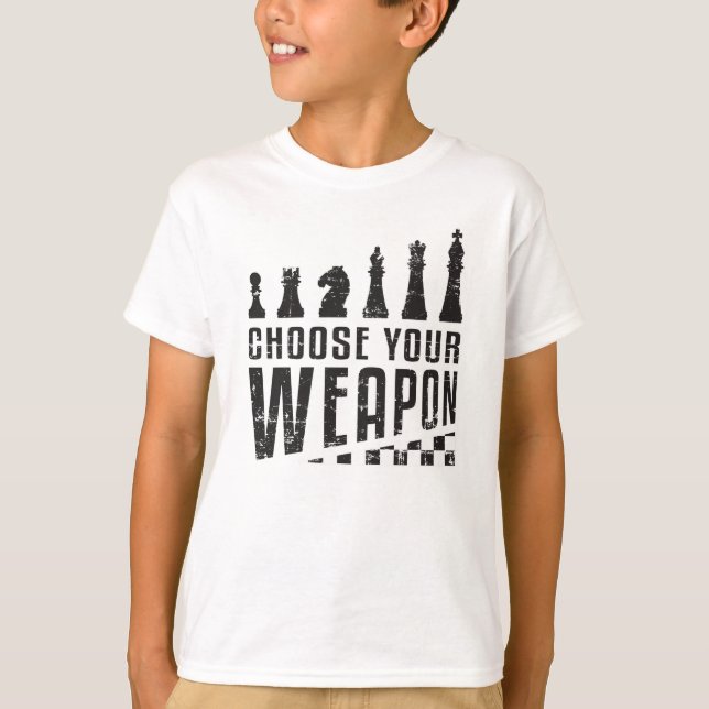 Chess Player Chess Board Checkmate Board Game Gift T Shirt (Framsida)