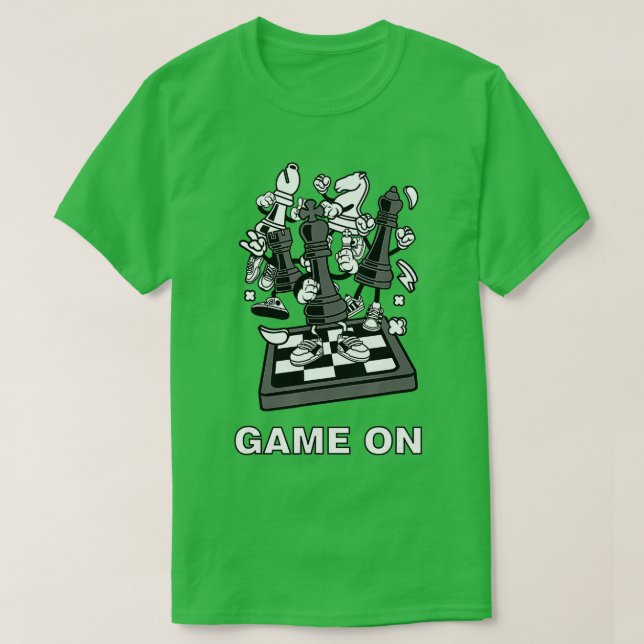 Chess Player Chess s för barn Boys Girls Youth T Shirt (Design framsida)