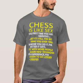 Chess Player Chess-spel  T Shirt