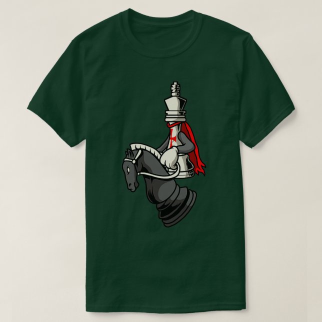 Chess Player Club Chessboard Active TShirt  T Shirt (Design framsida)