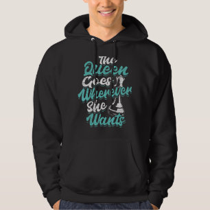 Chess Player, drottningen går vart hon vill Hoodie