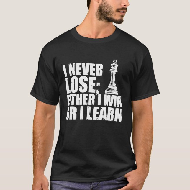 Chess Player for Chess Älskare Board Game Chess Pi T Shirt (Framsida)