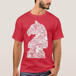 Chess Player Gift Springer Figur Chess Motif T Shirt