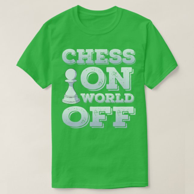 Chess Player-Klubben Delarare Älskare är världens  T Shirt (Design framsida)