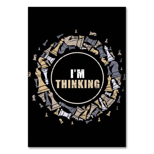 Chess Player Nerd Chess Älskare Gift Chess Bordsnummer (Framsidan)