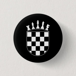 Chess Player-presenter för kroatkroatiska Flagga C Knapp