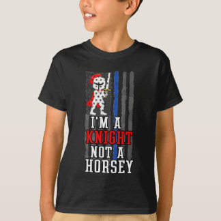 Chess Player Quote Knight Biet inte en häst T Shirt