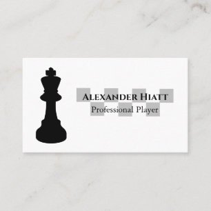 Chess Player Visitkort