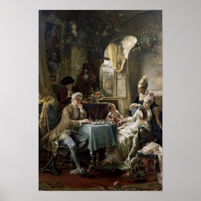 Chess Players, 1887 2 Poster (Framsidan)