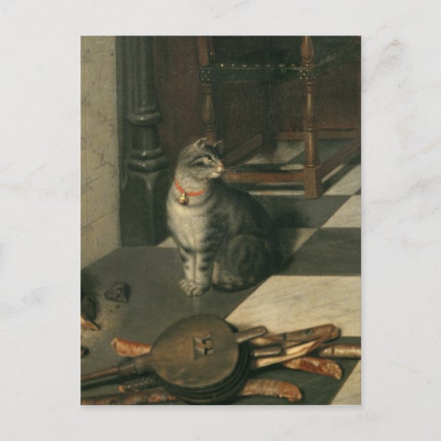 Chess Players, c.1670 Vykort (Framsida)