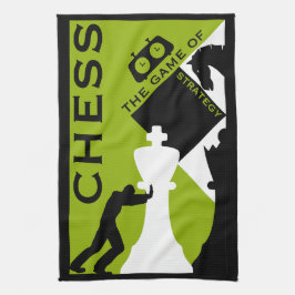 Chess Players Kökshandduk