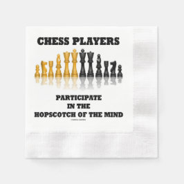 Chess Players Participate In The Hopscotch Of Mind Pappersservett