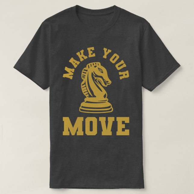 Chess Players Tournament for Thinkers Smart 10 T Shirt (Design framsida)