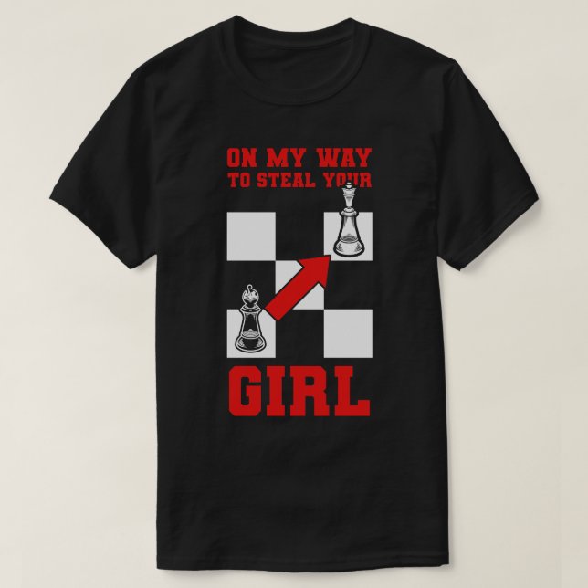 Chess Players Tournament for Thinkers Smart 12 T Shirt (Design framsida)