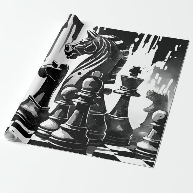 Chess Presentpapper (Utrullad)