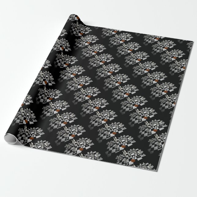 Chess Presentpapper (Utrullad)