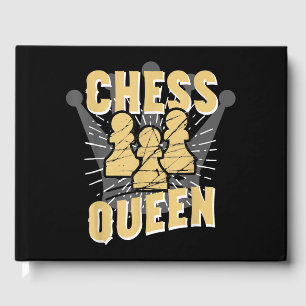 Chess Queen Kids & Women Gift Gästböcker