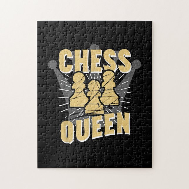 Chess Queen Kids & Women Gift Pussel (Vertikal)