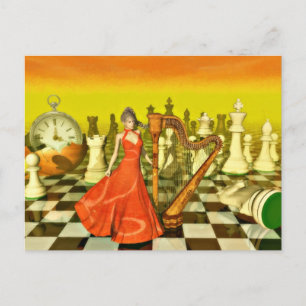 Chess Queen Vykort