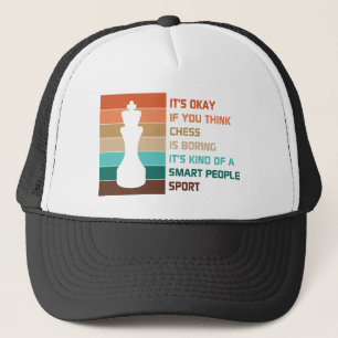 Chess Quote Vintage Sunset Keps