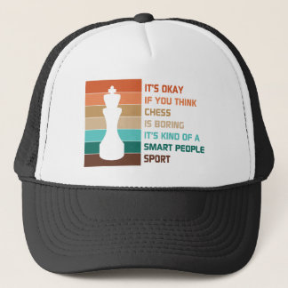 Chess Quote Vintage Sunset Keps