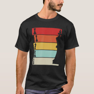 Chess Retro Player Chess Board T Shirt