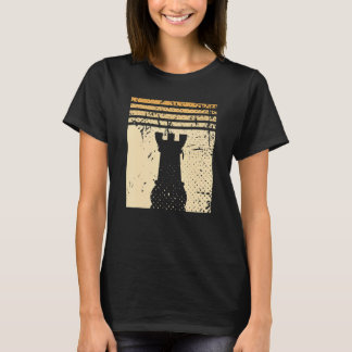 Chess Rook Figure Chess Player Checkmate Chess Pie T Shirt