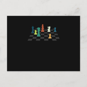 Chess Rook Pawn Bishop Kung Queen Chessboard Helg Vykort