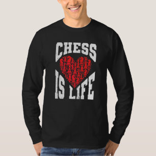 Chess Saker Chess Klubb Chess Merch Chess är Life T Shirt