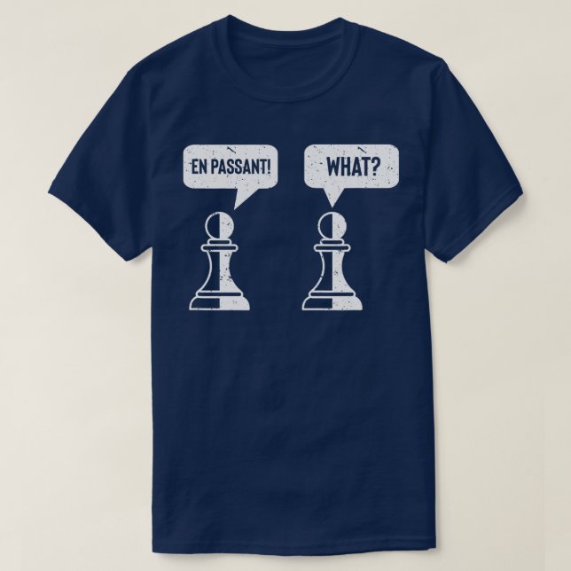Chess Saker Chess Klubb Chess Merch Chess en T Shirt (Design framsida)