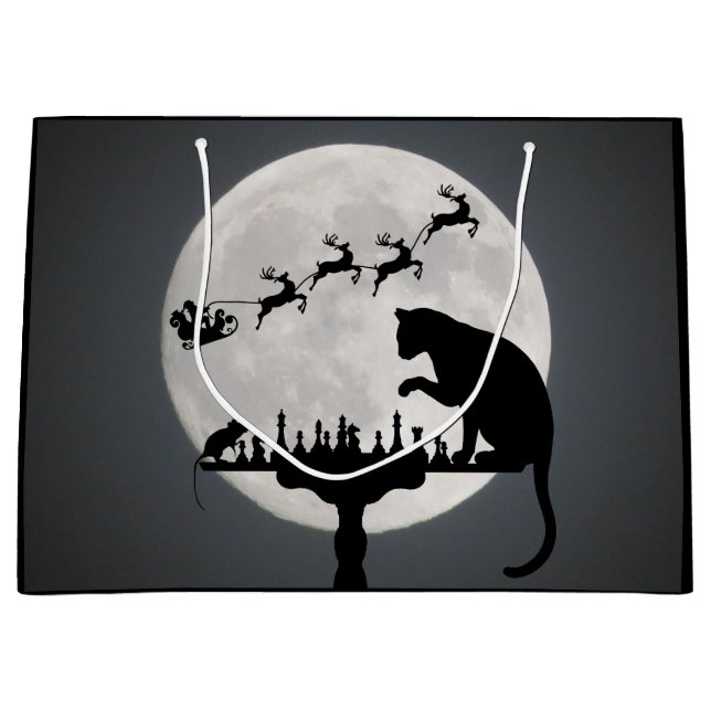 Chess Santa Full Moon Cat and Mouse Game-jul (Framsidan)