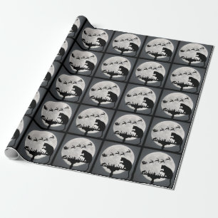Chess Santa Full Moon Cat and Mouse Game-jul Presentpapper
