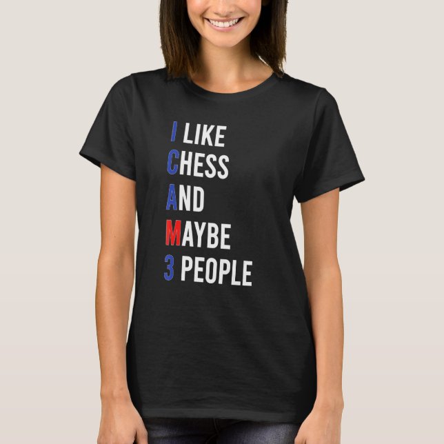 Chess Sarcasm Chess Sarcastic Mörk Humor T Shirt (Framsida)