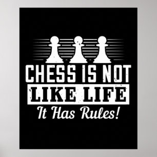 Chess - schack är inte som liv poster