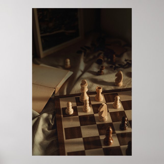 Chess school art photo poster (Framsidan)