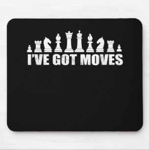 Chess Set Biet Ive Har Moves Fläkt Älskare Coola Musmatta