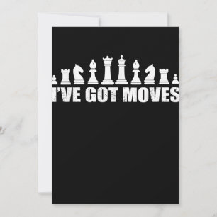 Chess Set Biet Ive Har Moves Fläkt Älskare Coola Tack Kort