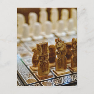 Chess set for sale, Khan el Khalili Bazaar Vykort